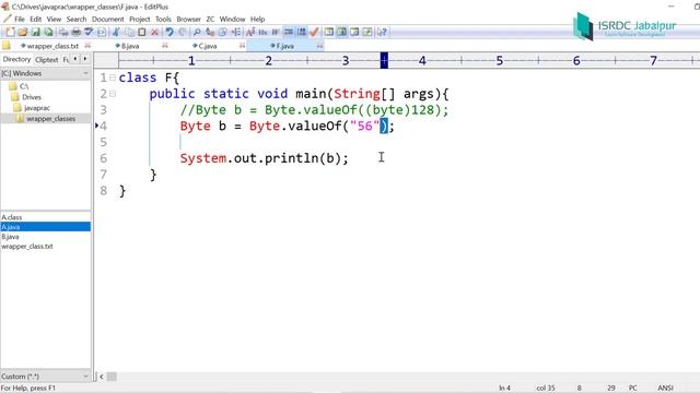 WRAPPER CLASSES in JAVA ~ #9 (valueOf string parameter method from Byte and Short)
