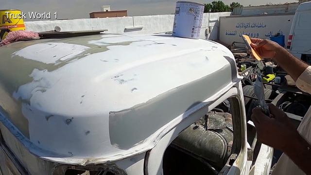 Old Mercedes 1924  Accident Cabin Repairing And Restoration Complete Video || Truck World 1||
