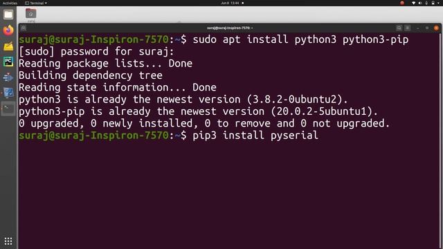 Python Import Error ModuleNotFoundError : No Module Named PySerial In Ubuntu Linux смотреть онлайн