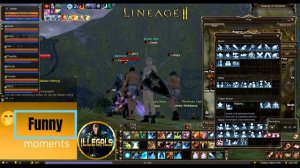 ILLEGALS Clan Lineage 2 Funny moments