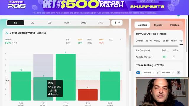 🔥 6-0 Run!!! Prize Picks Best NBA PLAYER PROPS 02/29/24 Live with Ur Boy John Pick смотреть онлайн