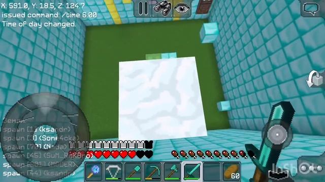 Сервер в MultiCraft выживание в стиле Майнкрафт смотреть онлайн