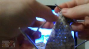 Вязание Спицами/Вяжем пятку носка /Треугольная пятка,  типа "бумеранг"