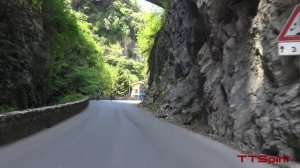 Brasa Schlucht Italien Gardasee Tremosine - Pieve Luftaufnahmen in 4K