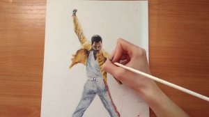 Фредди Меркьюри | Freddie Mercury | Queen | Масло, холст | Fox Art