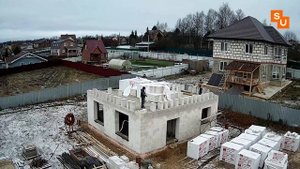 Как мы строили дом из газобетона проект Сумароково 9 на 10 в Солнечногорске