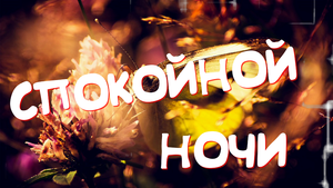 Доброй Ночи Сладких Снов! Пожелание Доброй Ночи