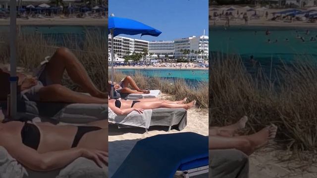 VATHIA GONIA Strandspaziergang 4K, Ayia Napa, Zypern ▶ Wanderung am Strand von Vathia Gonia #shorts