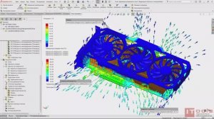 FL005. Расчёт игровой видеокарты в SOLIDWORKS Flow Simulation