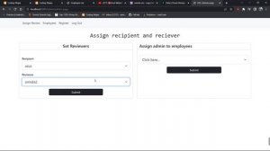 Employee Review System using node, express, mongodb