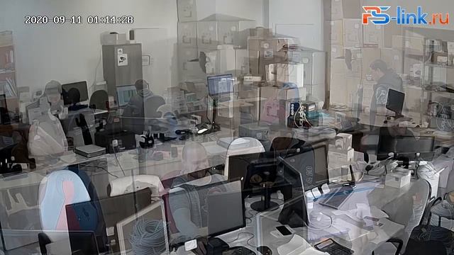 Пример записи Беспроводная умная уличная WiFi IP 1MP 720P камера видеонаблюдения Ps-Link смотреть онлайн