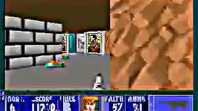 Wolfenstein 3D. Эпизод 6 - Confrontation (полное прохождение) смотреть онлайн