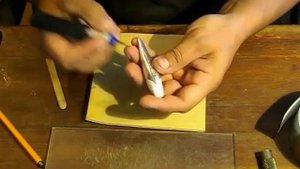 Фольгирование самодельного воблера.