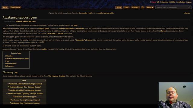 POE 3.18 - Request For Help - Tracking Awakened Gem Drop Locations For POEs New Wiki - Path Of Exil смотреть онлайн