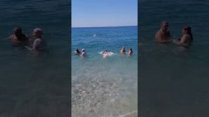 Дорога к морю на авто. Заехали на пляж в селе Агой