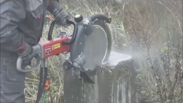 Гидравлическая кольцевая пила HYCON HRS тест на складе смотреть онлайн