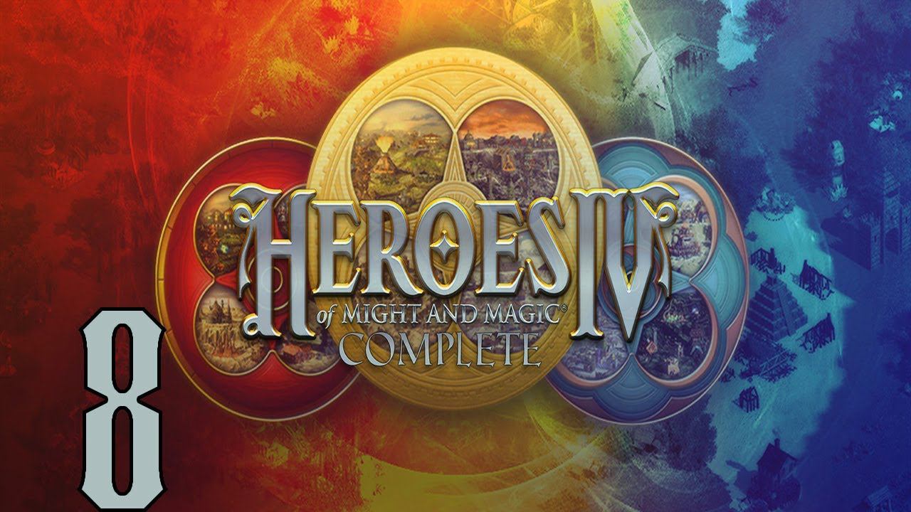 Прохождение Heroes of Might and Magic 4 Complete Серия 8 "Битва за Палаэдру" смотреть онлайн