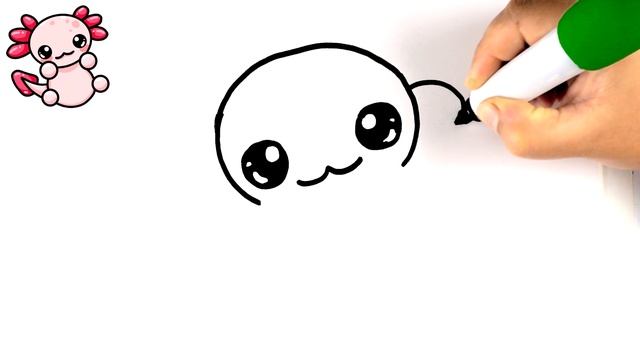 HOW TO DRAW AN AXOLOTL смотреть онлайн