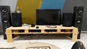 акустика на базе 2х пар URAL AS-W165MB и вч динамика Wavecor TW030WA11-01