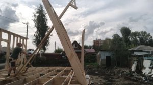 Подъем каркасных стен