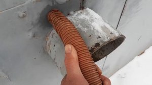 Отогрев замка в гараже