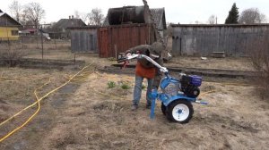 Перевозка мотоблока в легковой машине и знакомство с ним.| Сбор березового сока по особому.