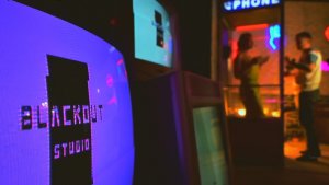 Black Out Studio. Backstage