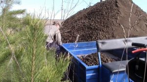 мотоблок нева мб 2с перевозка щебня