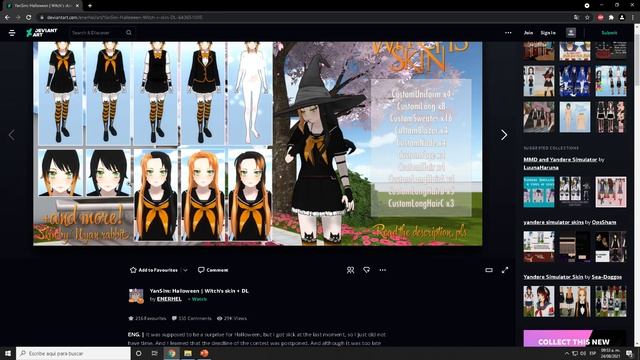 Como cambiar el skin en Yandere Simulator смотреть онлайн