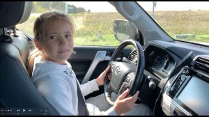 Учиться ездить  водить  на Toyota Land Cruiser Prado 2020 VLOG
