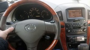 Задействование кнопок на руле Lexus RX300