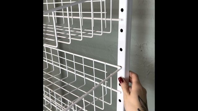 Торговая стойка ПР-61 - широкий стеллаж с корзинами для прикассовой зоны - ХИТ!