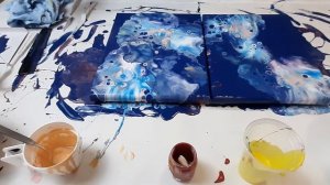 Акриловая заливка (Fluid Art) - учебный процесс