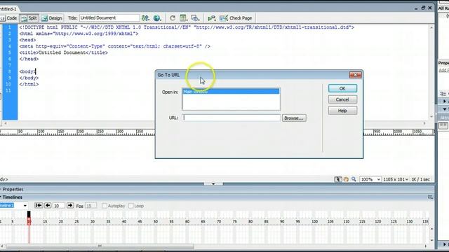 How To Use Behaviors and Timelines in Adobe Dreamweaver смотреть онлайн
