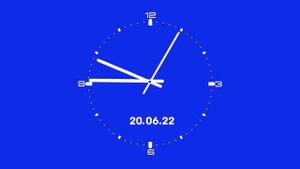 (Реконструкция) Часы 1 канал ТВ Грузии 90х