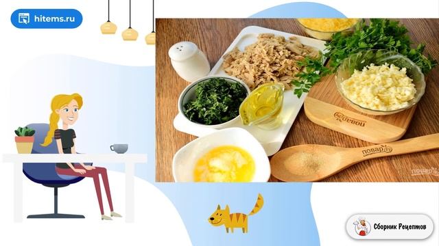 Чесночный хлеб с курицей и песто. Вкусный блюдо рецепт
