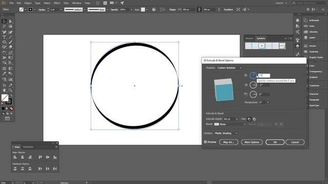 How To Create Cylinder Warp Text Effect In Illustrator || Adobe Illustrator Tutorial смотреть онлайн