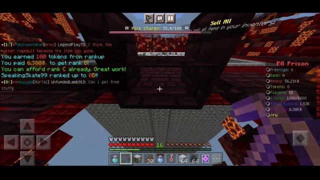 ЛУЧШИЙ СЕРВЕР PRISON ДЛЯ МАЙНКРАФТ ПЕ 1.18 (Minecraft bedrock) смотреть онлайн