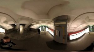 Красногвардейская. Московское Метро. 4К 360 VR Video. Moscow Subway.