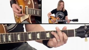Rock Rhythm Guitar Lesson - #28 Classic Hard Rock Breakdown - Survival Guide - Angus Clark