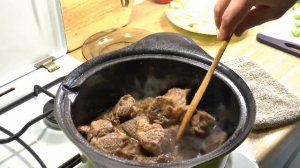 Тушёная с овощами говяжья лопатка тает во рту | Очень вкусно, рекомендую!