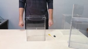 Ящики для пожертвований. Материалы.