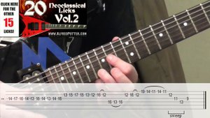 5 Neoclassical metal guitar licks Vol.2