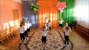 Ритмический танец "Разминка", средняя группа.