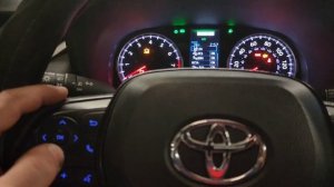 TOYOTA RAV4 XA50 ENGINE OIL CHANGE SERVICE MAINTENANCE REQUIRED LIGHT HOW TO RESET PROCEDURE 2021