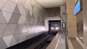 СОСТАВ ИЗ ВАГОНОВ 81-740.1 «Русич» НА САЛАТОВОЙ ВЕТКЕ МОСМЕТРО