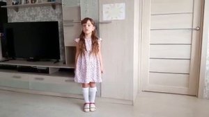Анищенко Зоя 6 лет/З. Баева/ "Дайте детству наиграться"