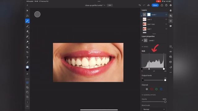 How to do whiten teeth on photoshop for ipad? смотреть онлайн