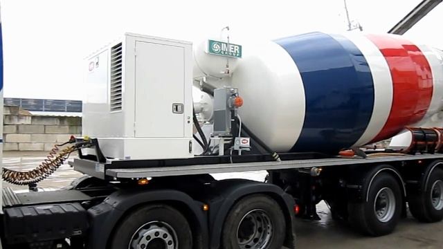 Danny Janssen Transport met IMER 14m³ mixer op Bulthuis, part 2 смотреть онлайн