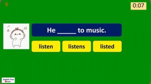 Present Simple Quiz for Kids